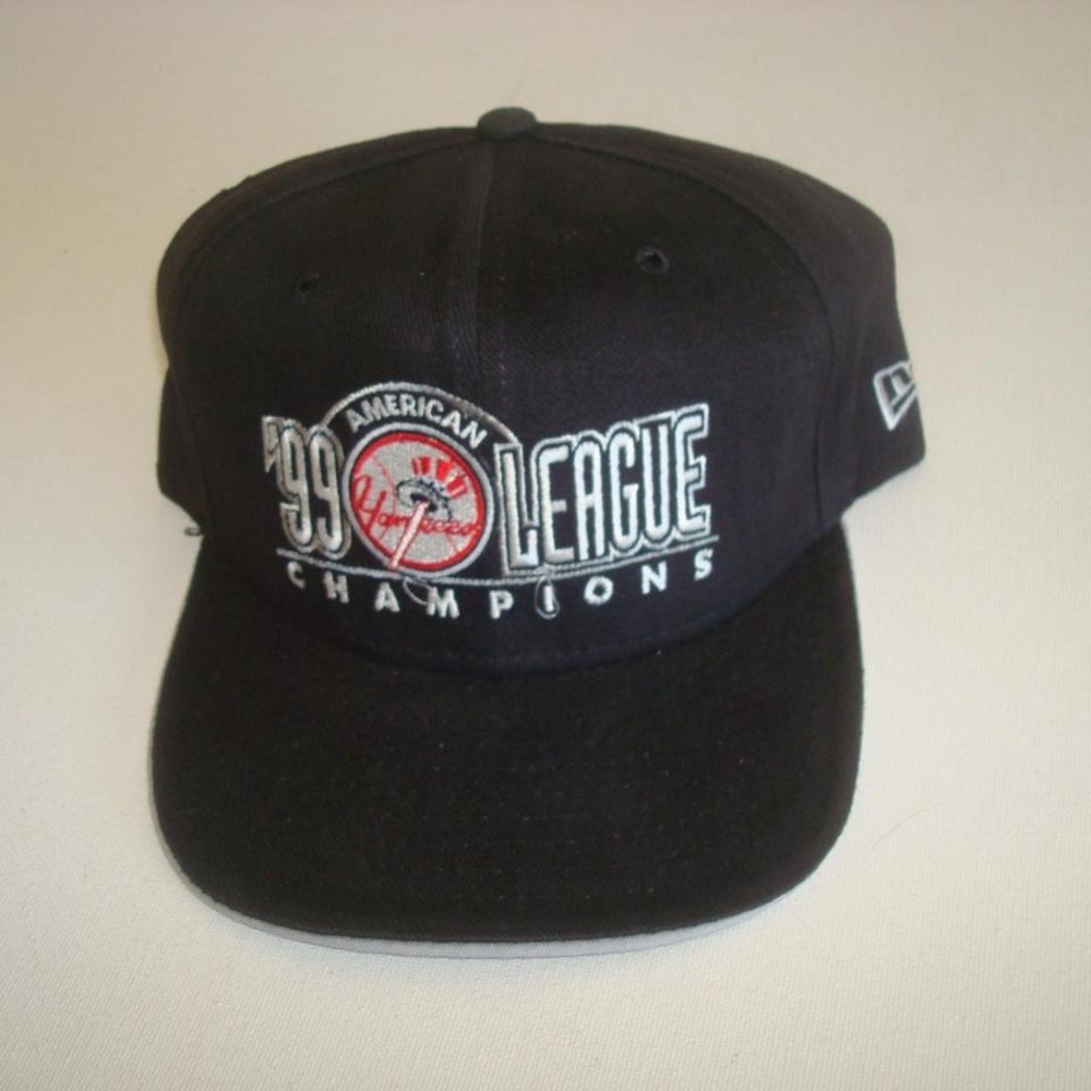 YANKEES 1999 CHAMPS NEW ERA SNAPBACK HAT CAP VINTAGE 00S Y2K P1